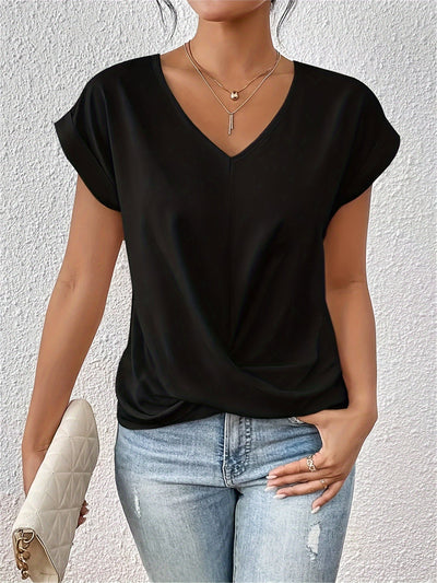 Cleo™ - Casual T-Shirt med Sweetheart-udskæring