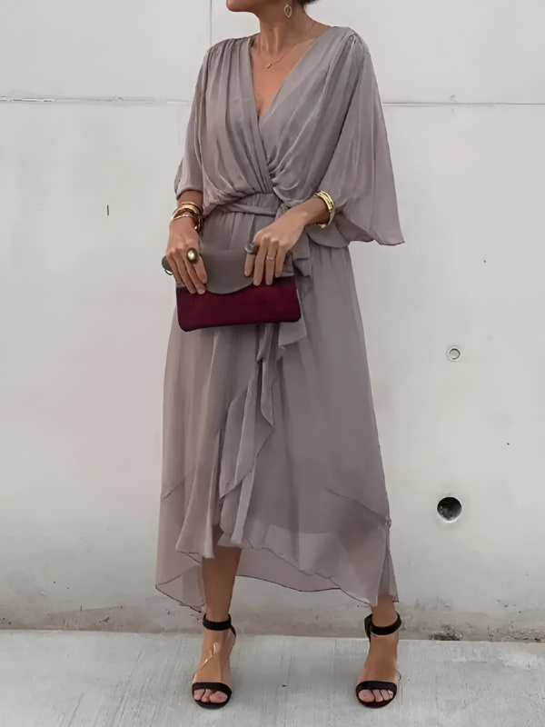 Seraphina™ | Tidless Wrap Midi Kjole