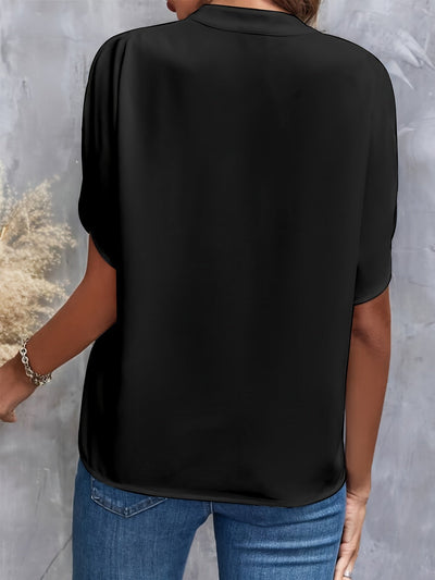 Billie™ | Tidless V-Hals Bluse