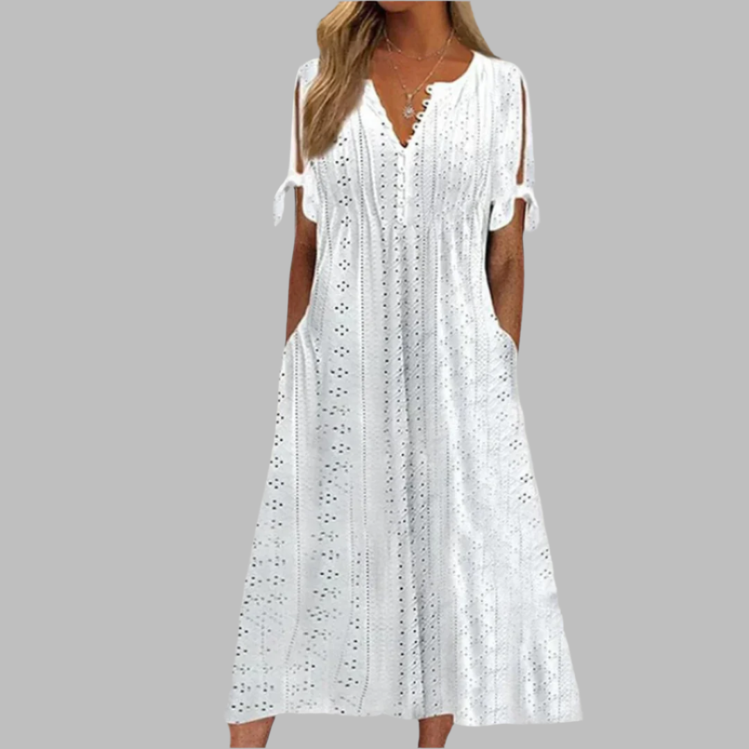 Alice™ | Elegant Sommer Boho Midi Kjole