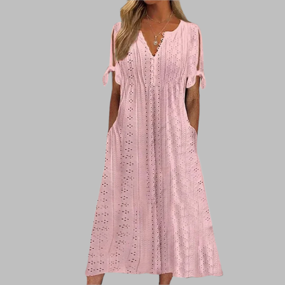 Alice™ | Elegant Sommer Boho Midi Kjole